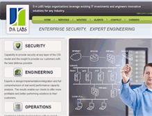 Tablet Screenshot of dalabs.com